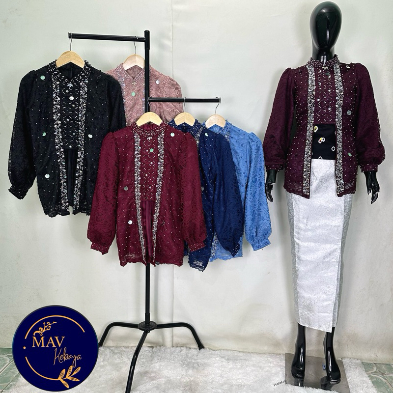 kebaya wisuda / kebaya hijab premium / kebaya hijab full payet / kebaya hijab mewah