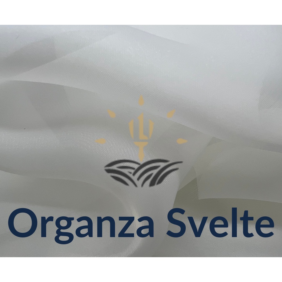 TERMURAH Kain Organza Svelte  Organdi Doff Premium Quality Grade A Lebar 15cm Bahan Gaun Dress Rok B