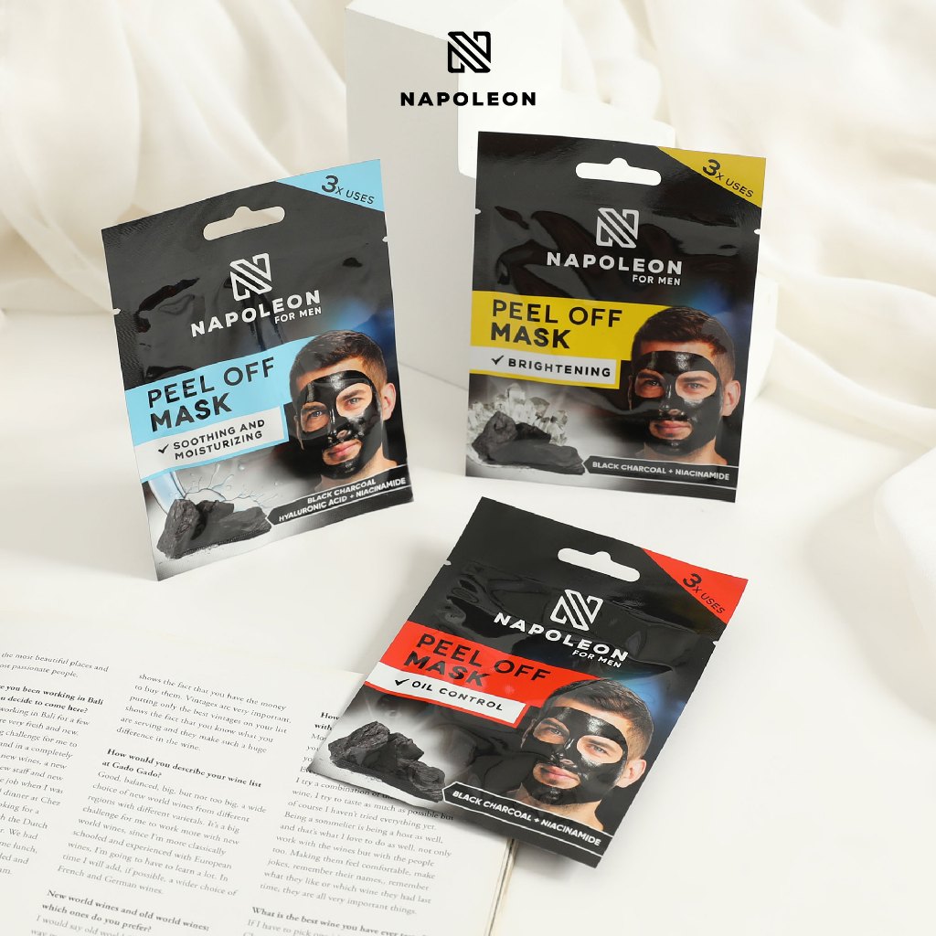 NAPOLEON Masker Wajah Peel Off Mask 15 ML