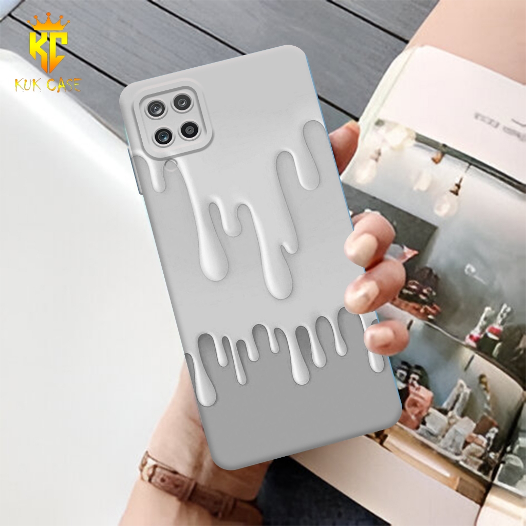 Case Motif SAMSUNG A12 Aesthetic Bahan Softcase silicon Lentur - Skin /  Casing Handpone