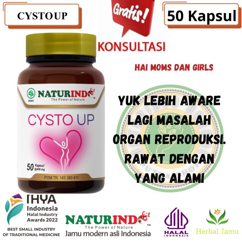 Cysto Up obat herbal kista myom