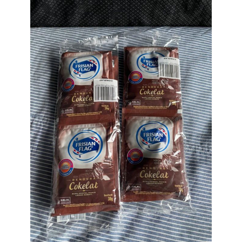 

susu sachet Frisian flag coklat (6pc)
