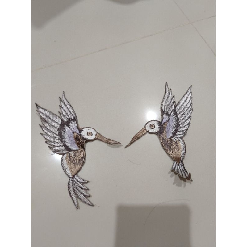 bordir burung sepasang