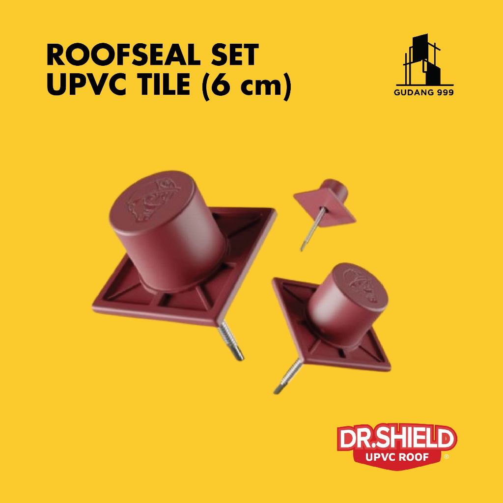 Baut Roofing Genteng UPVC / Roof Seal Set 6 cm / Skrup Roofing UPVC