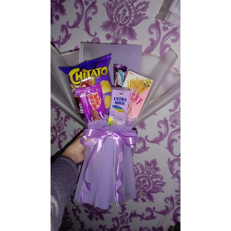 Buket Snack / Snack Bouquet / Buket Hadiah / Bucket Cowo / Buket Cowok