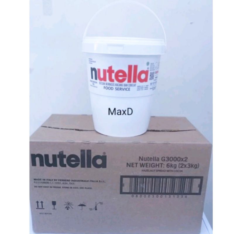 

NUTELLA 3kg× 2Pcs 1 Dus