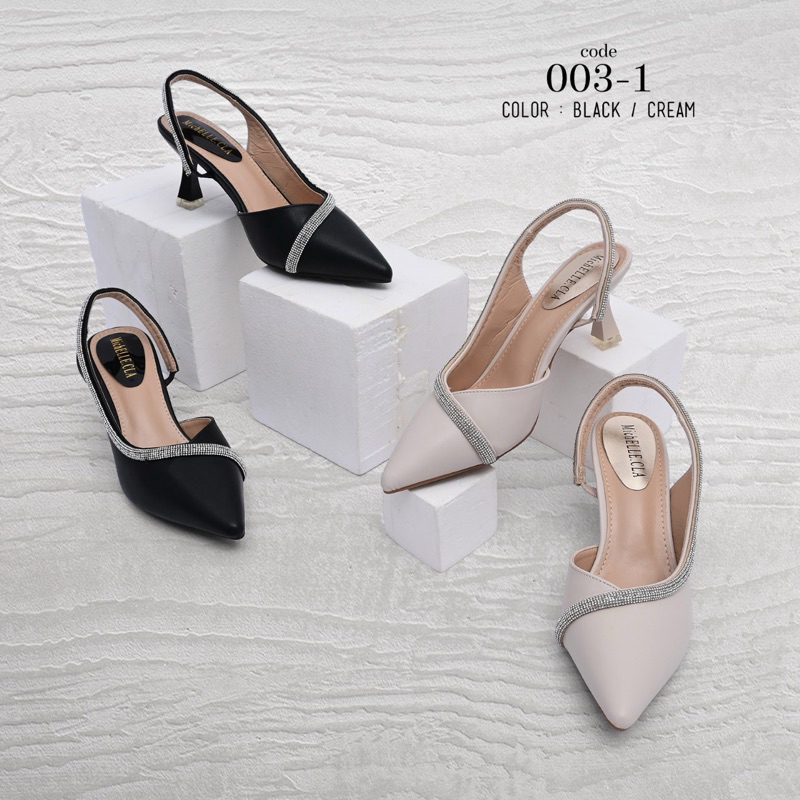 sepatu Hills 5cm Import Michelle Cla 003-1 Terbaru