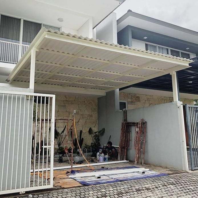 kanopi rumah atap upvc sidoarjo