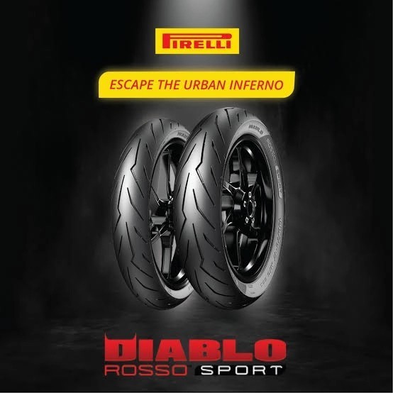 Ban pirelli 110/70-17 diablo rosso sport ring 17 tubless
