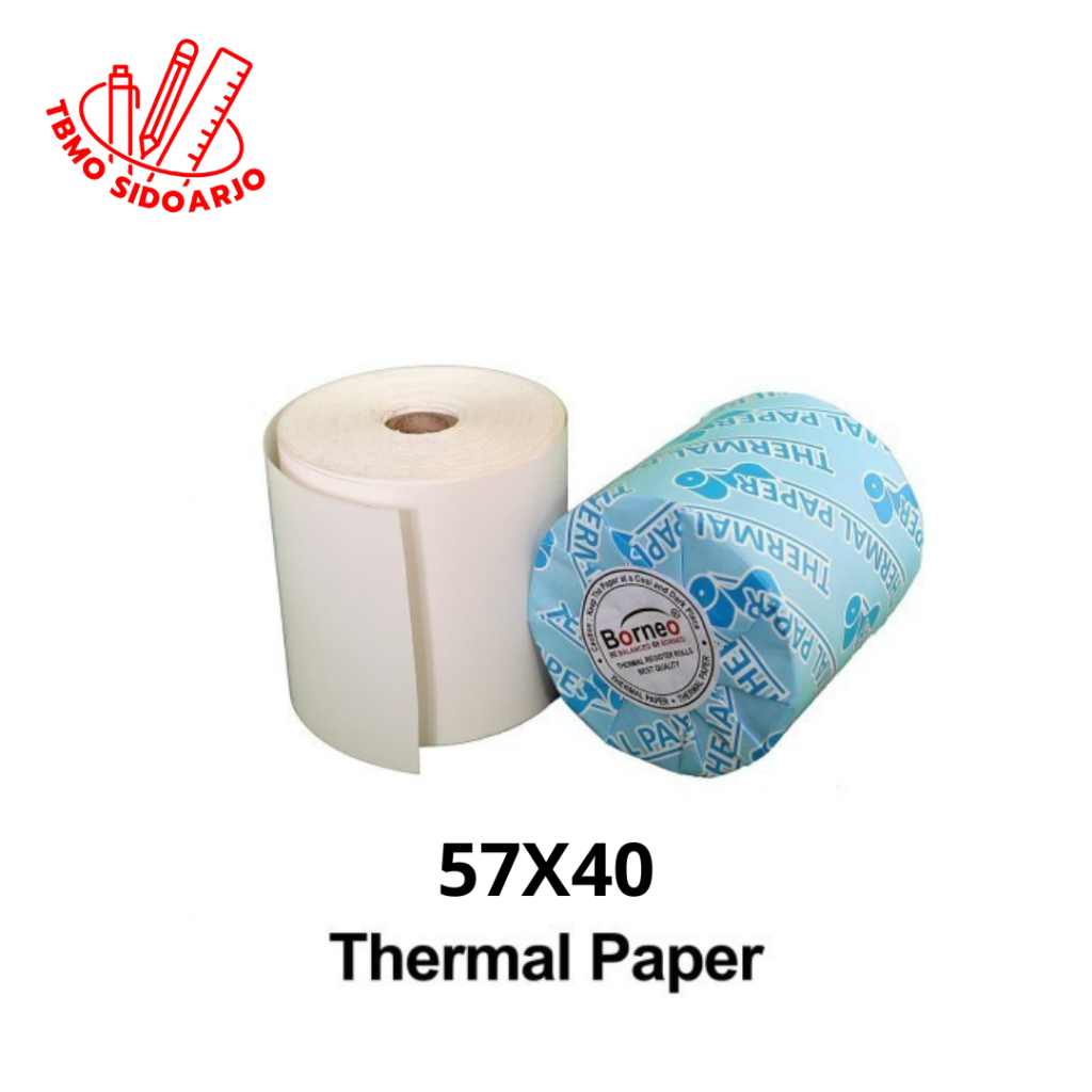 

TBMO Thermal Paper 57x40 Borneo - Pcs