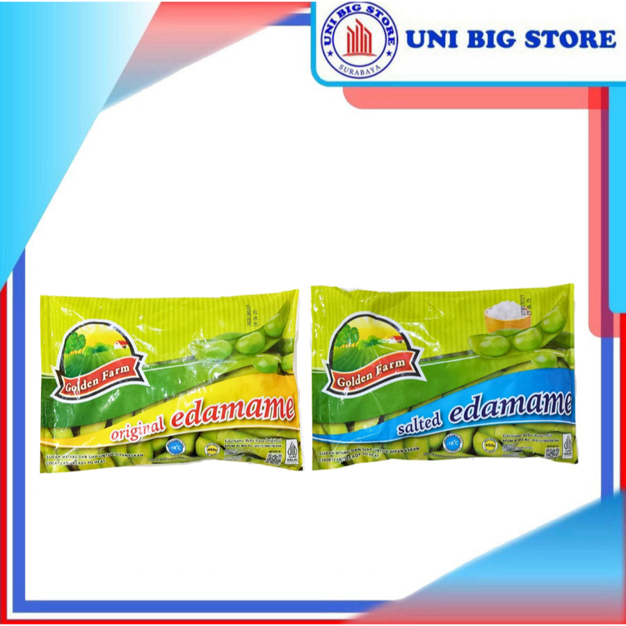

Golden Farm Original | Salted Edamame 450 gr Kacang Kedelai Jepang