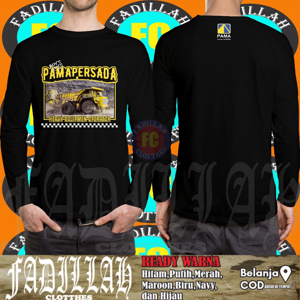 Baju Kaos Pama Persada Street Wear Style DB Lengan Panjang Kaos Distro