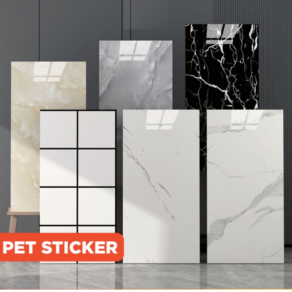 Wallpaper VINYL Marble Granit/ Wallpaper Dinding 30 x 60 cm / Wallpaper Lantai Vinyl Marbel Granit /