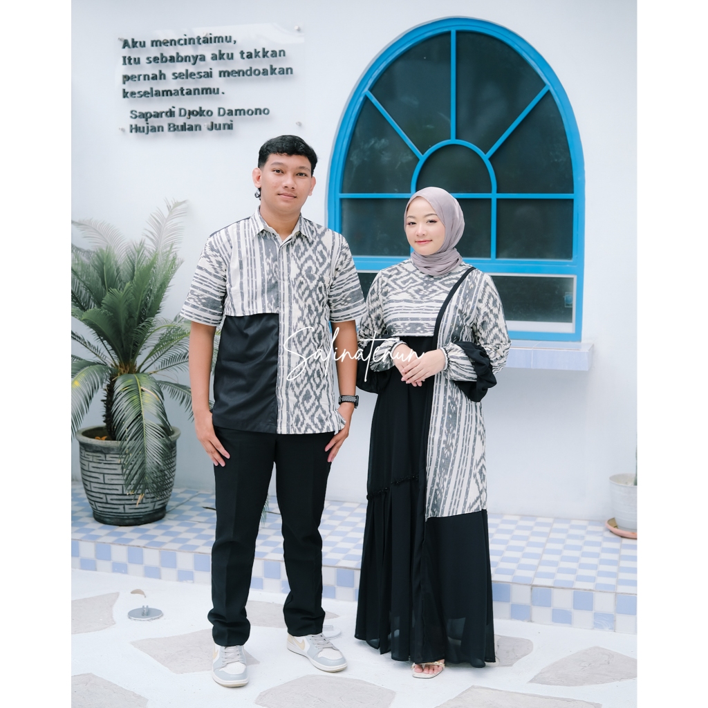 SET COUPLE TENUN AZURA TENUN TROSO ASLI JEPARA