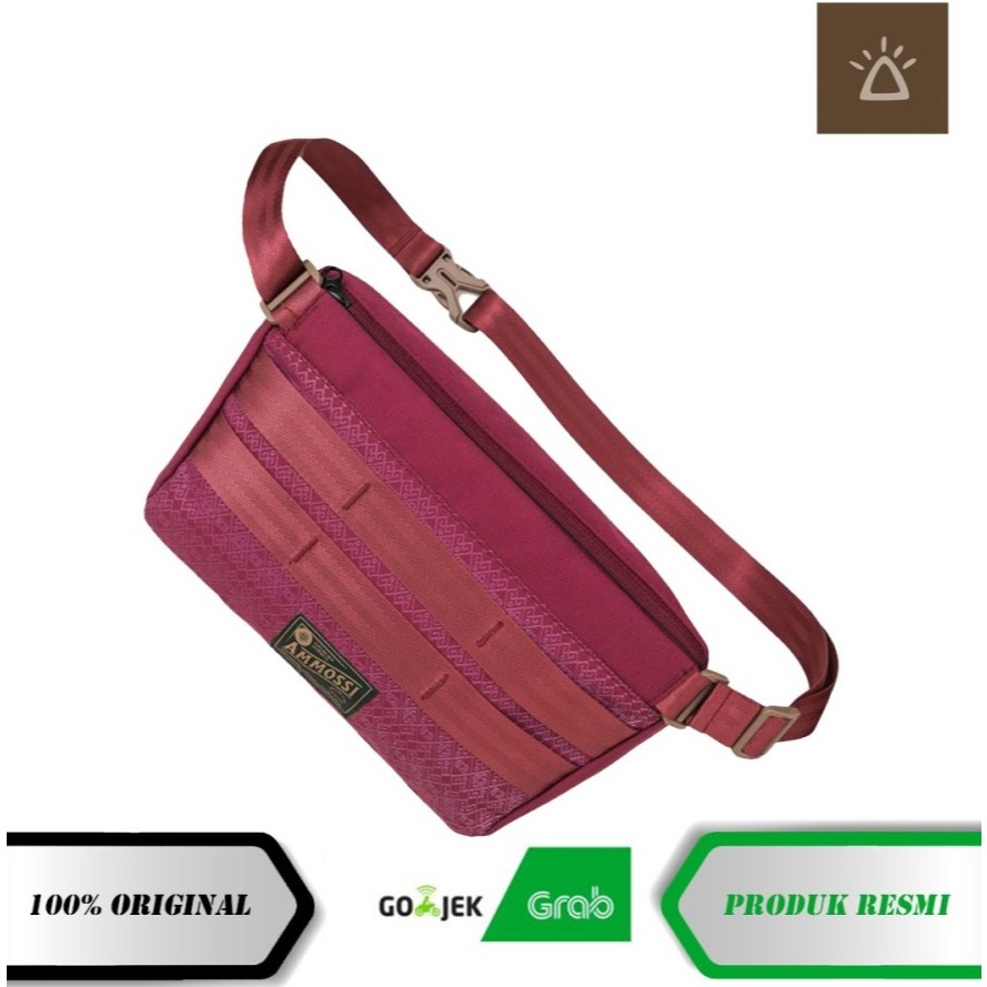 Tas Selempang Ammossi Nimble Waist Bag - Maroon
