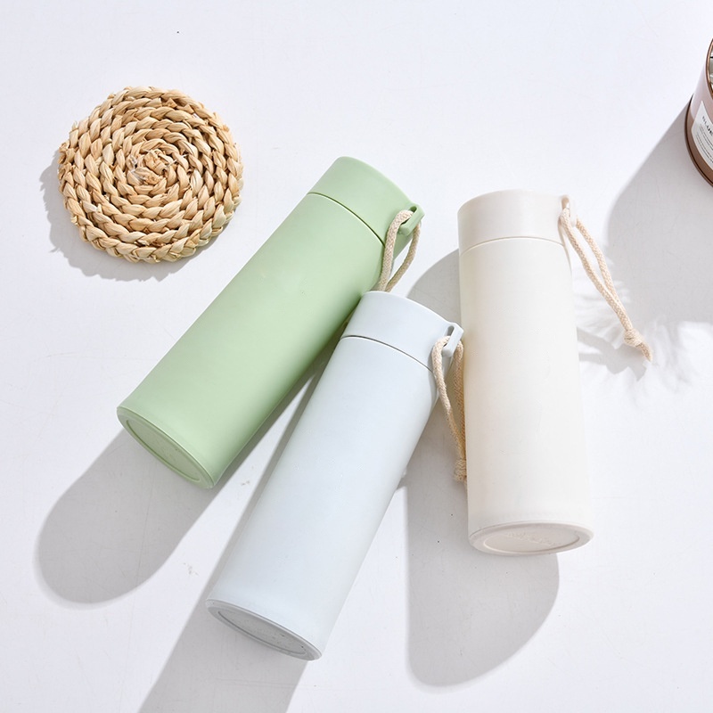 Botol Minum Polos I My Bottle Kaca Tumbler I Termos Minum Model Polos Unik I BPA Free 450 ml