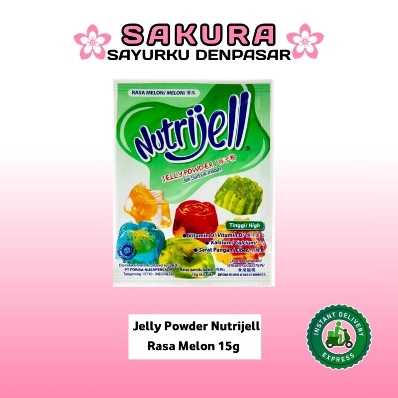 

Jelly Powder Nutrijell Rasa Melon 15g - SAKURA