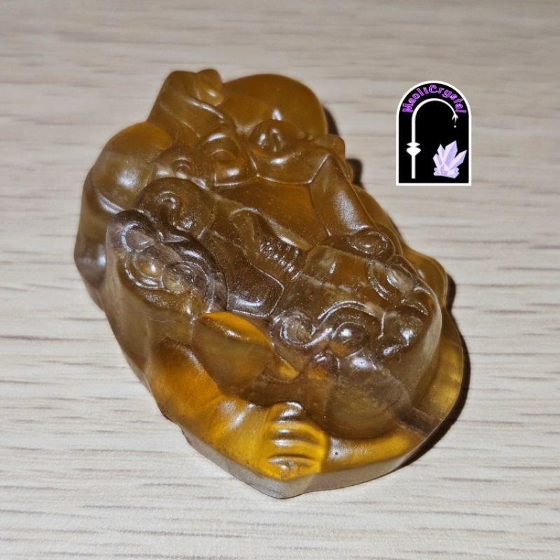 Fluorite Pixu Crystal Carving