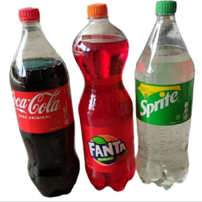 

FANTA\ SPRITE \ COCA COLA \ 1 LITER MINUMAN BERSODA