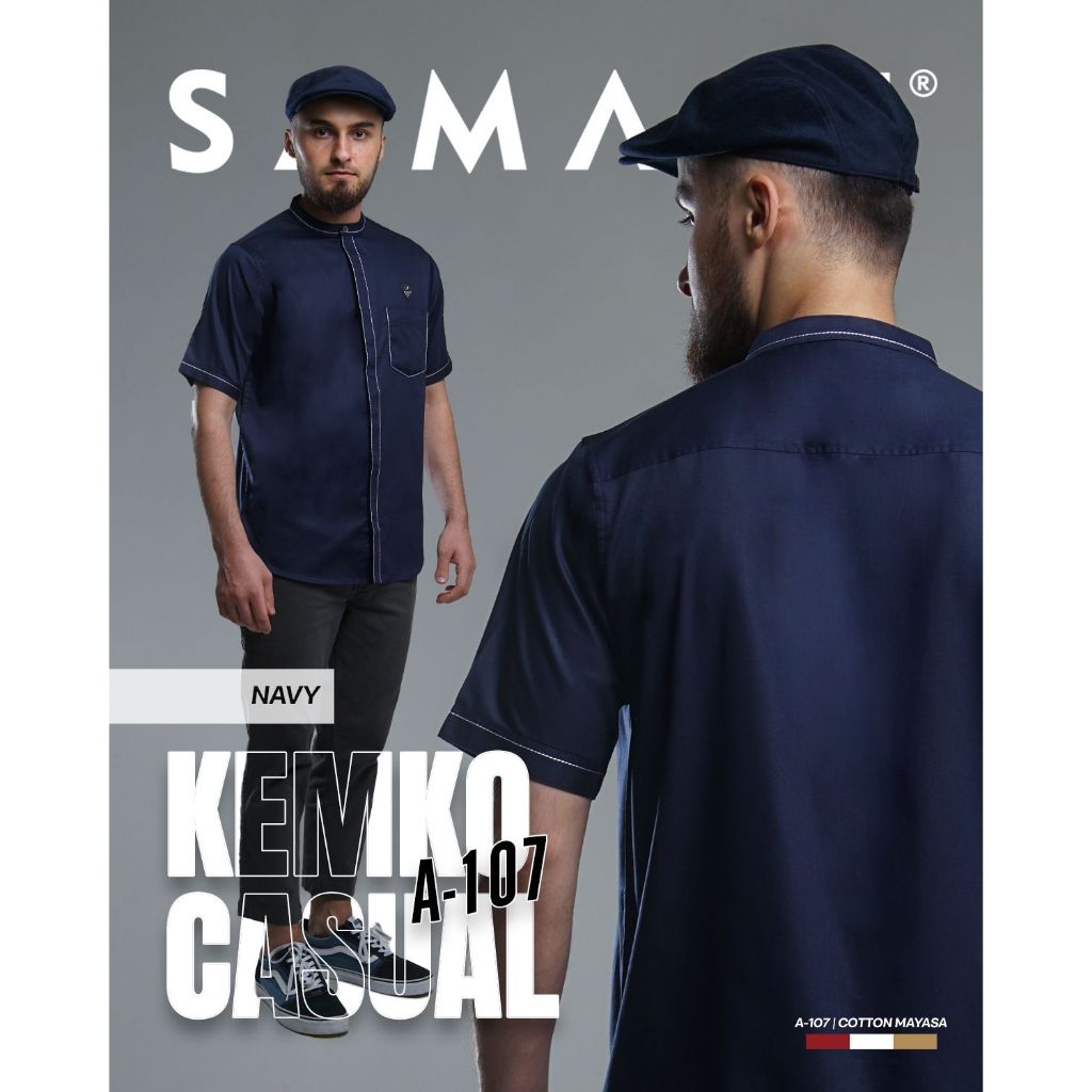 SAMASE BAJU KOKO KEMEJA KEMKO PENDEK A090 A102 A107