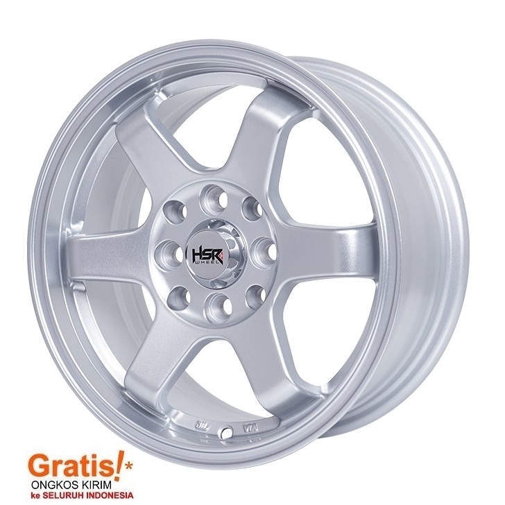 VELG HSR TIPE TOKYO HSR R14X6 H8X100-114,3 ET35 GLOSS SILVER