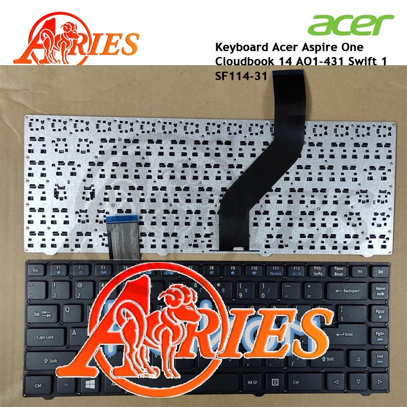 Keyboard Laptop Acer Aspire One Cloudbook 14 AO1-431 Swift 1 SF114-31