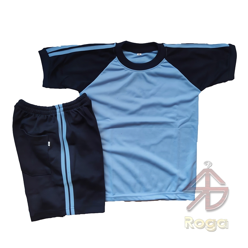 Grosir Setelan Seragam Olahraga Sekolah TK Baju Setelan Olahraga PAUD TK RA Pendek | Roga Kaos