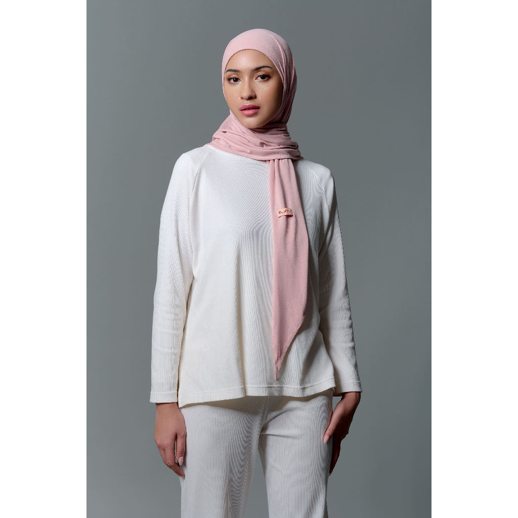 ZM X Meccanism - Ashilla Pashmina Hijab Instan Cooltech Airflow - Spandex Rayon 2in1 plus inner - Hi