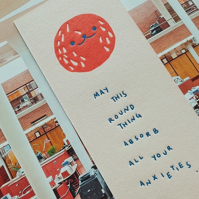 

Anxiety - Bookmark - Deboss Edition