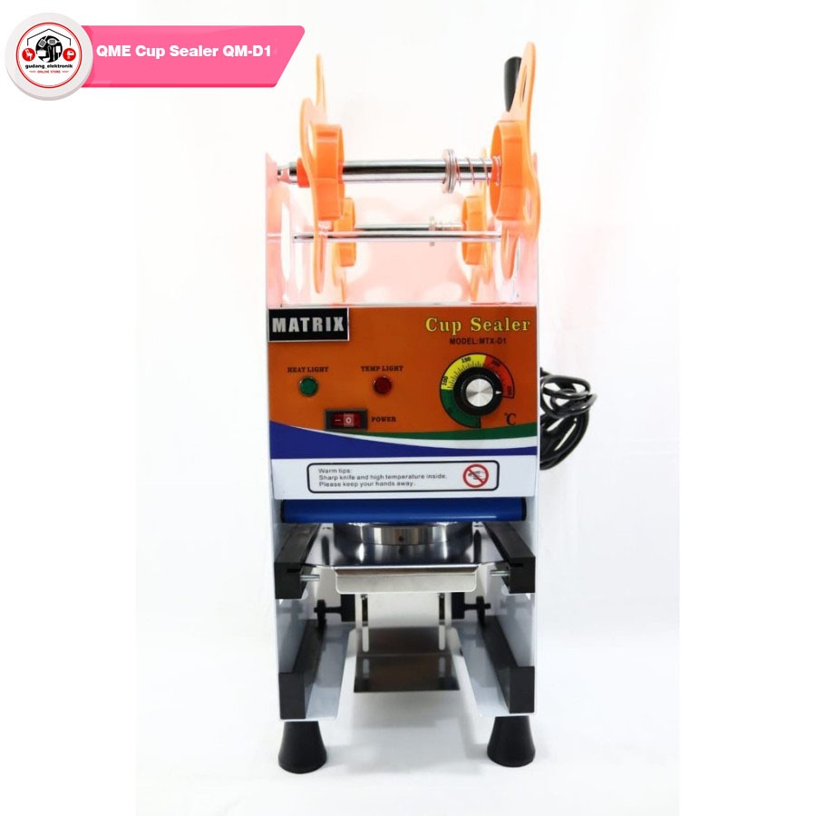 Mesin Tutup Minuman Mesin Press Plastik QME Cup Sealer QM-D1