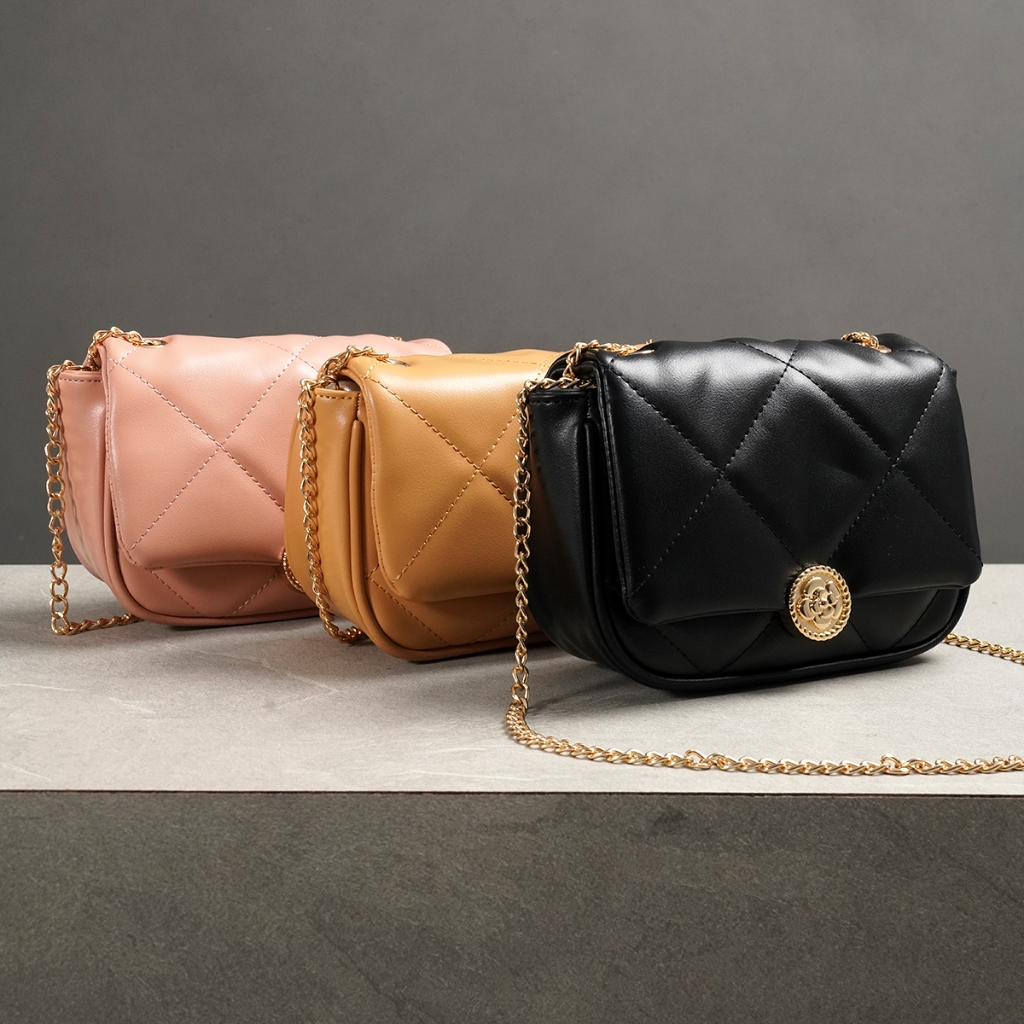 Vicari Tas Wanita Satchel Selempang Casual Mushi - V4AB3001