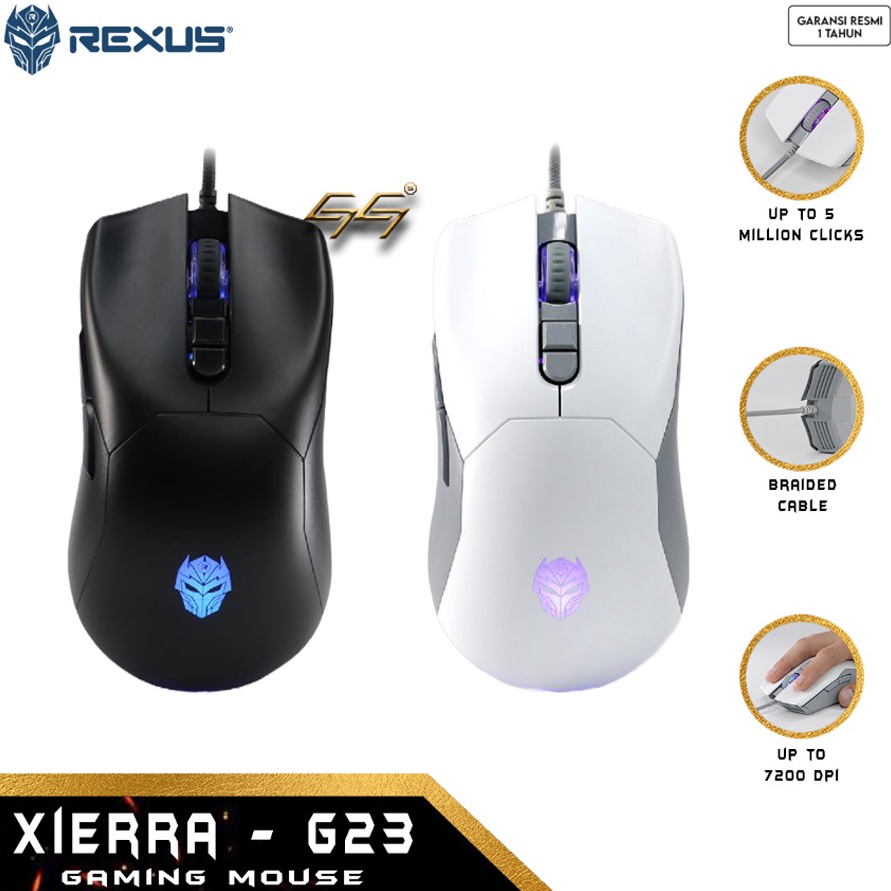Mouse Gaming Rexus Xierra G23 Xierra G23 Gaming Mouse KODE V3G7