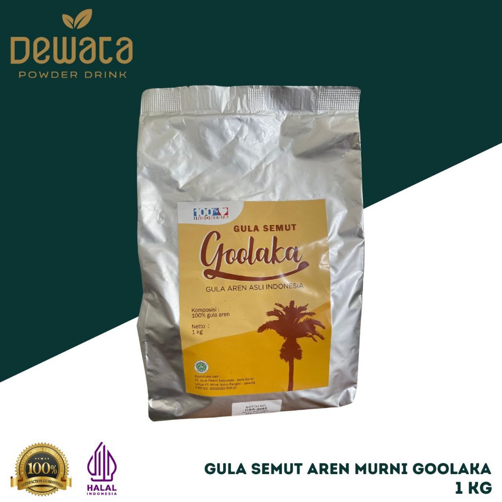 

Gula Semut Aren Murni Goolaka 1 Kg