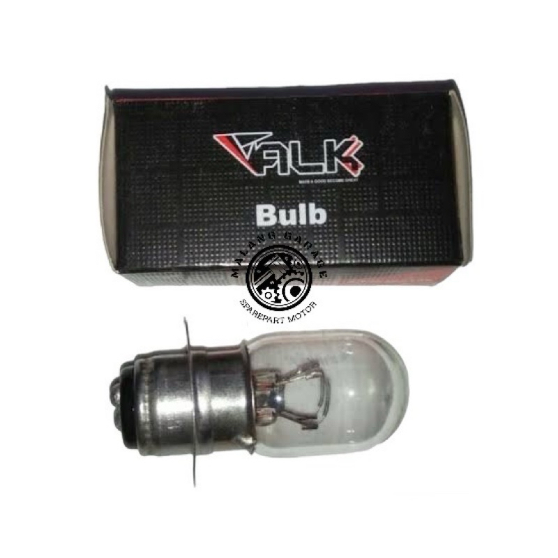 Dop bohlam depan motor/Lampu depan motor 12 volt/35 watt 12/35 Kualitas Denshin Murah