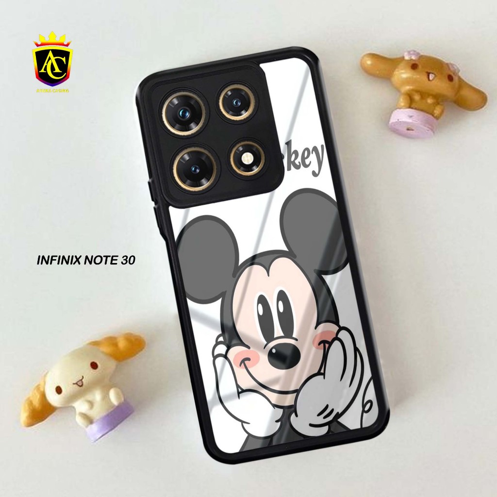 Miky softcase glossy dan hardcase 2D for Infinix Note 30 smartphone