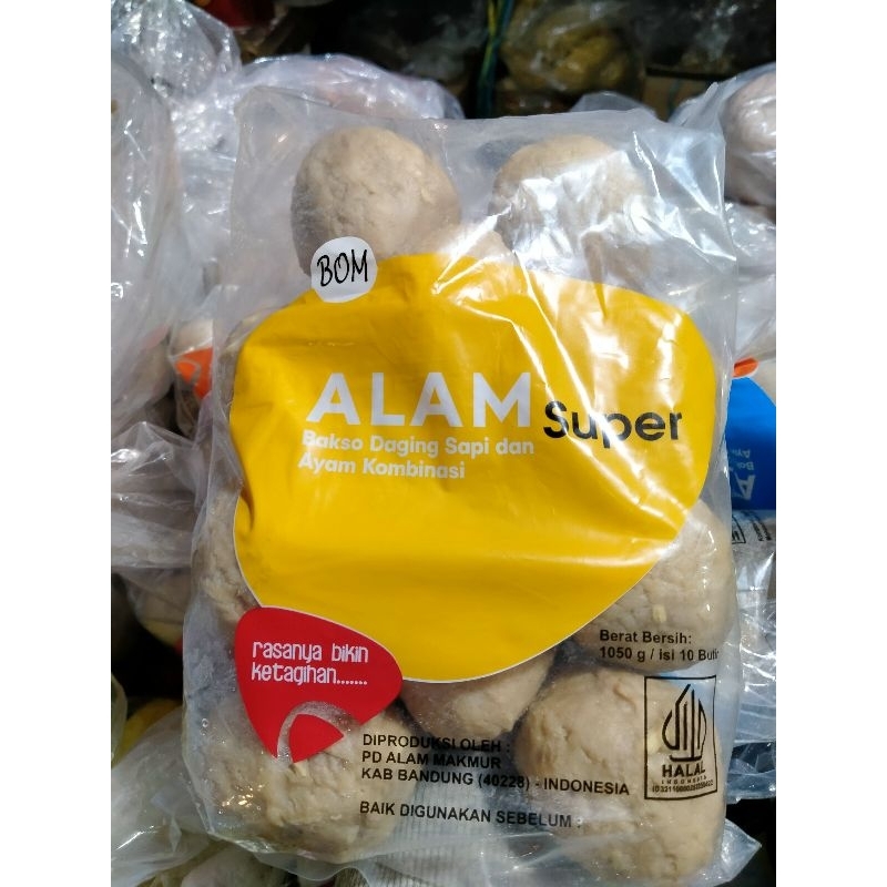 

Bakso Baso Urat Alam Super BOM isi 10 Butir VANYA19