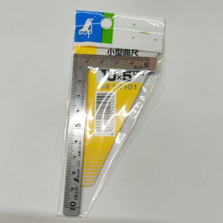 

SHINWA 1211 Penggaris Siku Mini 1 x 5cm Rules Square