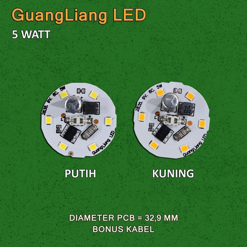 GuangLiang PCB LED 5W AC 220-240V | 5 WATT