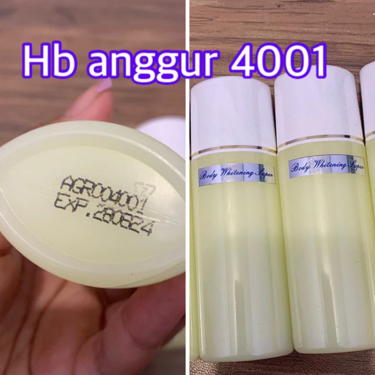 HB MALAM Anggur Klobe 41 Extra whitening  Hb full klobe KODE R6W3
