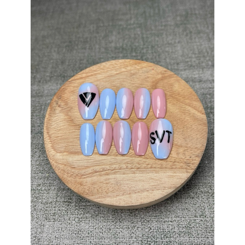 AYUMI NAIL || SEVENTEEN PRESS ON NAILS || KOREAN IDOL PRESS ON NAILS CUSTOM || CUSTOM PRESS ON NAILS