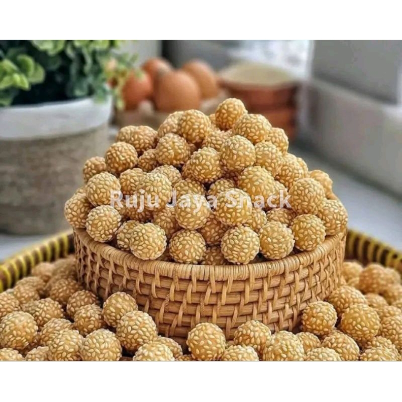 

500Gram Onde Onde Mini Kue Ciput Wijen Keciput Wijen