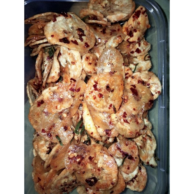 

keripik pisang chili oil