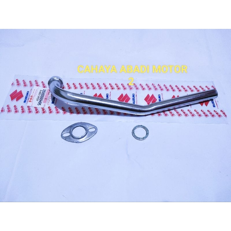 LEHER LEHERAN PIPA SAMBUNGAN KENALPOT KNALPOT+PAKING  SMASH OLD SHOGUN OLD SMASH NEW SMASH TITAN  BE