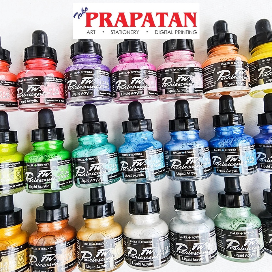 

Diskon Promo Daler Rowney FW Pearlescent d Acrylic Ink 295ml