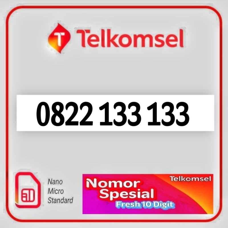 Nomor cantik simpati 10 digit nomer kartu perdana Telkomsel simpati 10digit 10 digit prabayar limite