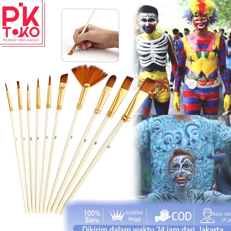 

Sale 1pcs Kuas Lukis Set Kuas Cat Lukis Kuas Acrylic Kuas Painting Kuas Cat Acrylic Brush Painting Set