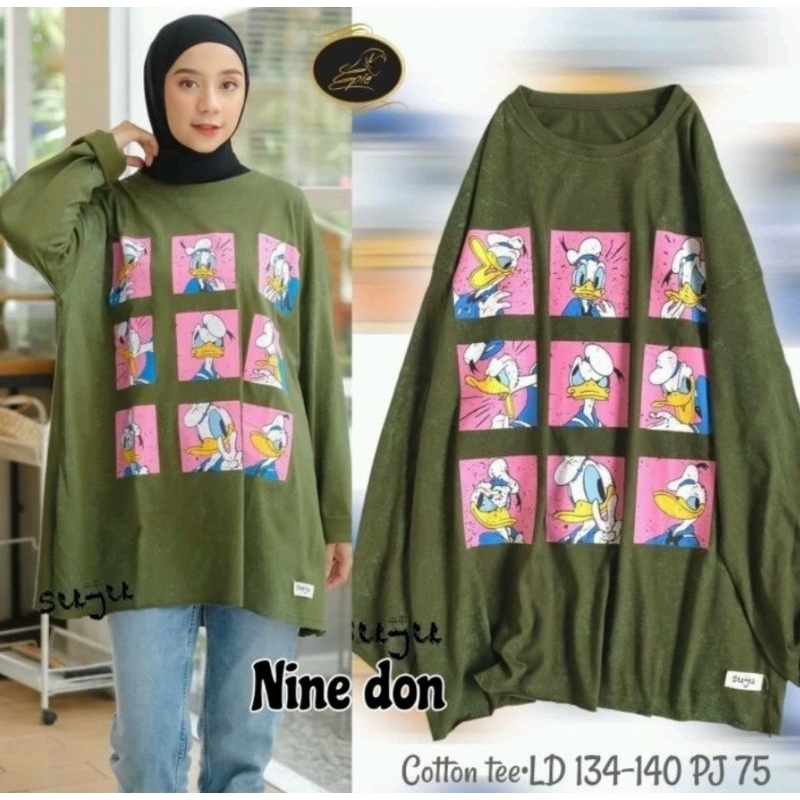 atasan kaos oversize suju