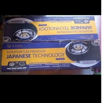 KOMPOR KACA VASA 3 TUNGKU