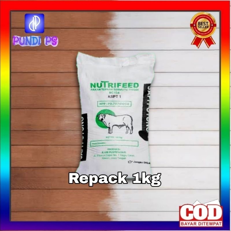 Konsentrat Sapi NUTRIFEED BC 134 HITAM Penggemuk Sapi Kambing Bancar Indofeed Berkualitas