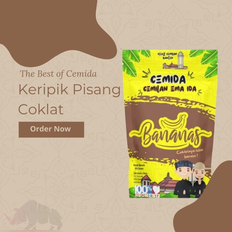 

[CEMIDA] – Keripik Pisang 100g | Coklat